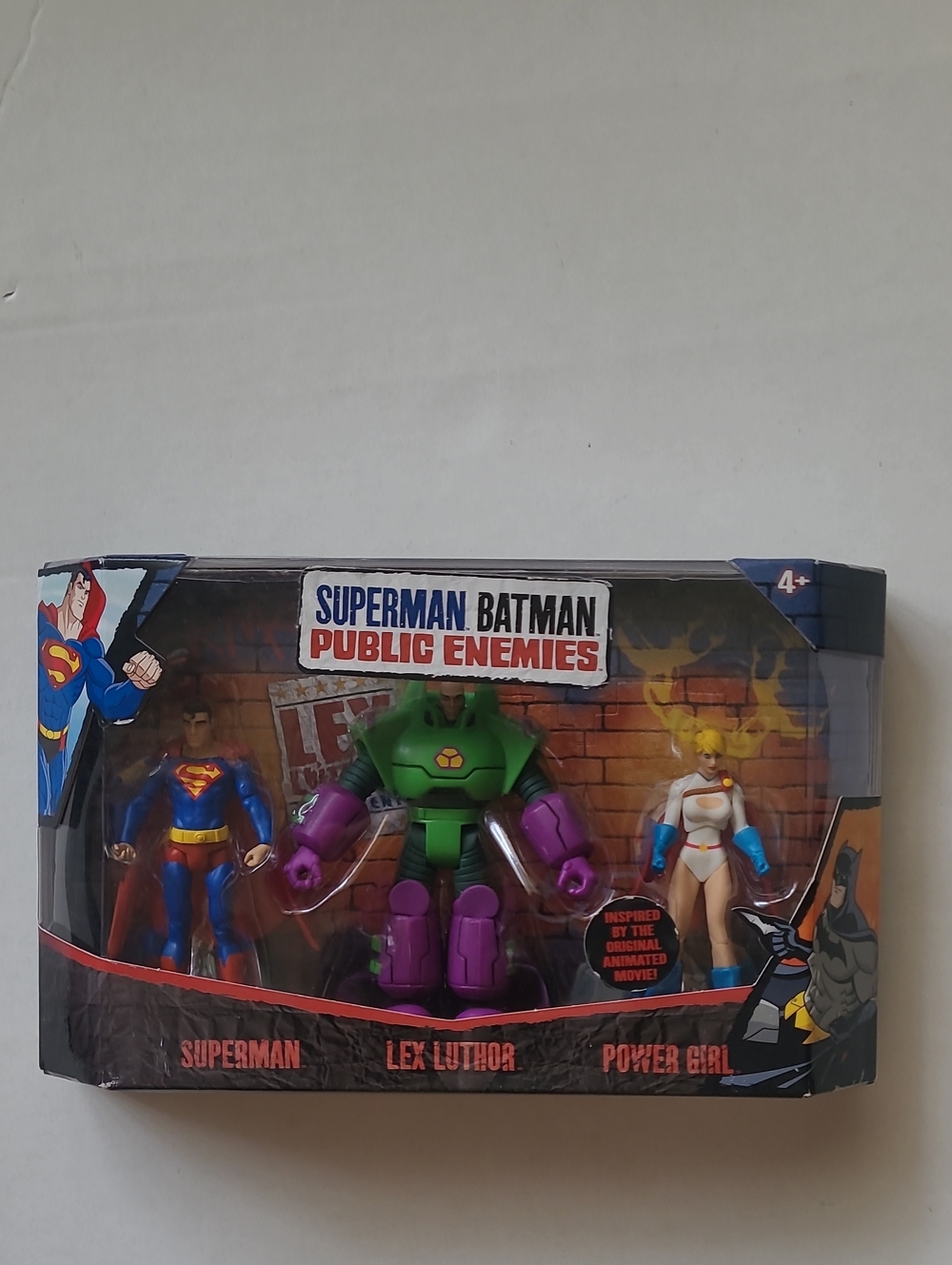 DC Superman Batman Public Enemies 3 Pack Set Lex Luthor Power Girl Superman NEW